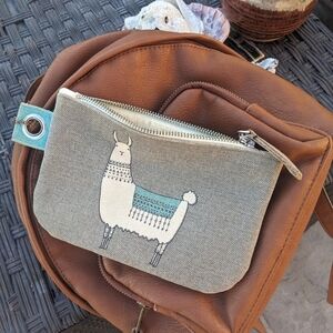 Universal Thread backpack brown vegan leather W/ Bonus GLOW in The Dark Pouch